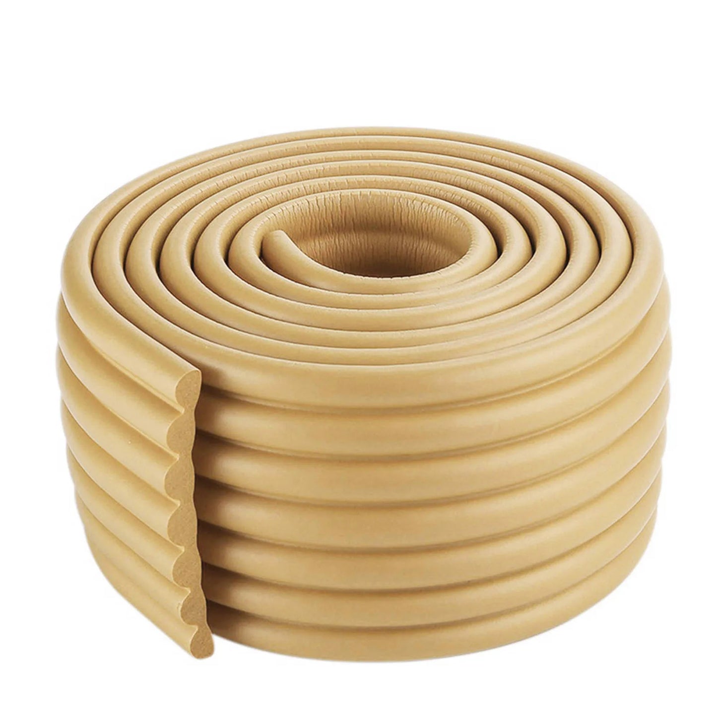 2M Table Edge Guard Furniture Corner Protector Self Adhesive U-Shape Anticollision Strip Child Safety Protection Soft Edge