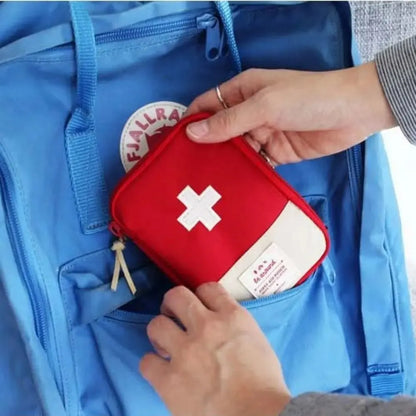 Mini First Aid Storage Kit – Portable Medicine Organizer Box for Travel, Home & Outdoor Use