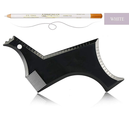Beard Shaping Comb – All-in-One Beard Styling Template for Men