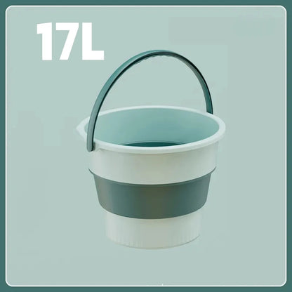 5/10L Folding Portable Bucket – Collapsible Silicone Water Container for Camping, Fishing & Car Wash