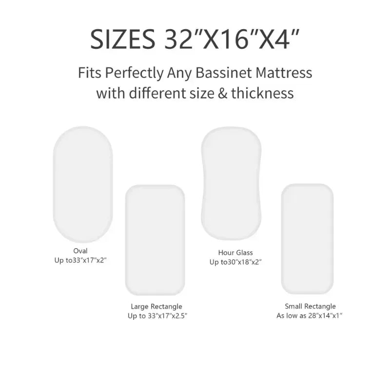 Detachable Muslin Cotton Crib Sheet – Soft Fitted Baby Mattress Cover with Elastic Edges
