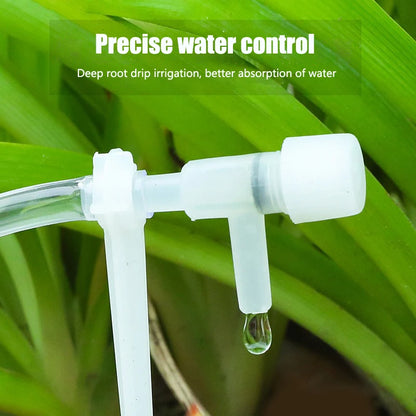 Garden Drip Irrigation Kit with Regulating Valve – Micro Dripper Watering System for Greenhouses & Potted Plants