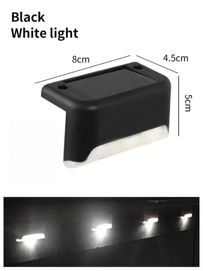 Solar Deck Lights 1-6 Pack – Outdoor Waterproof LED Step Lights for Stairs, Railing, Fence, Yard & Patio Pathway