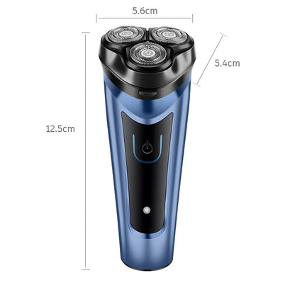 USB Electric Shaver for Men – Rechargeable Waterproof Razor with 4D Floating Blade & Long Battery Life