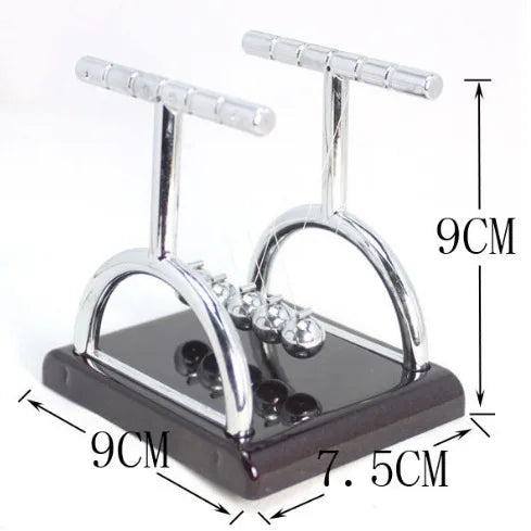Christmas Newton’s Cradle – Plastic Pendulum Balls for Stress Relief, Office Decor & Creative Gifting