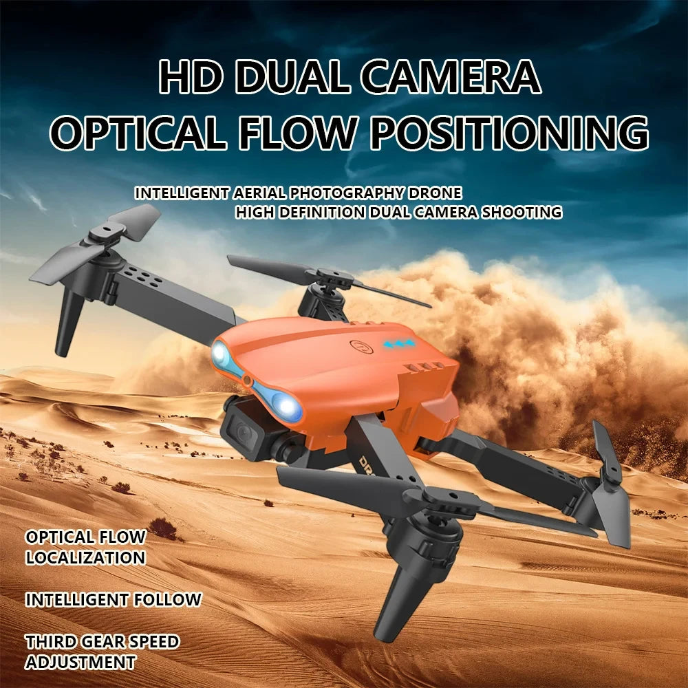 KBDFA E99Pro Drone HD Professional 8K Dual Camera WIFI FPV Quadcopter – Foldable Aerial Photography Drone