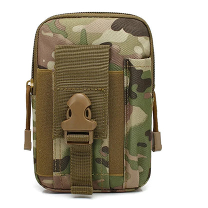 Multipurpose Molle Tactical Waist Bag – Outdoor Belt Pouch with Phone Case & EDC Organizer