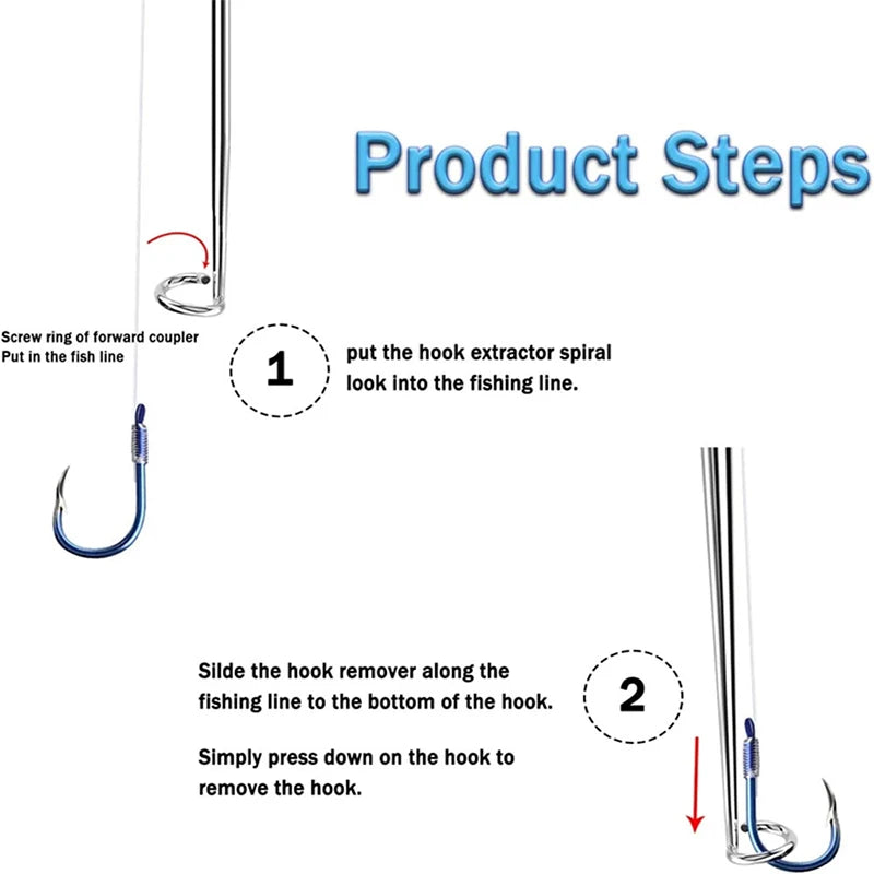 Aluminum Alloy Fishing Hook Remover – Rapid Decoupling Safety Extractor for Outdoor Anglers