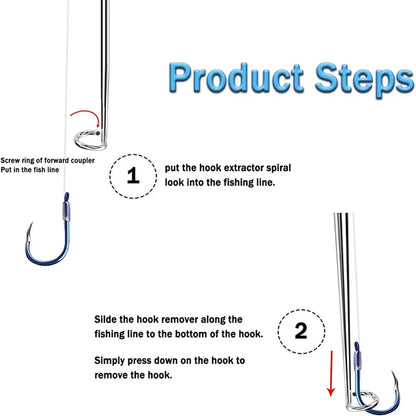 Aluminum Alloy Fishing Hook Remover – Rapid Decoupling Safety Extractor for Outdoor Anglers
