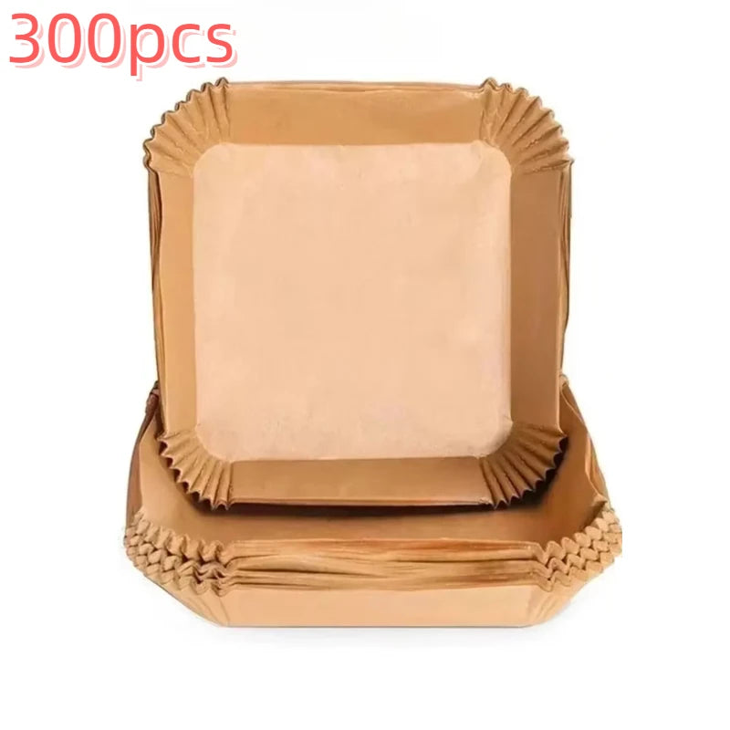 Air Fryer Silicone Oil Pad – Grease Absorbent Silicone Mat for Baking & Cooking (50–300 pcs)