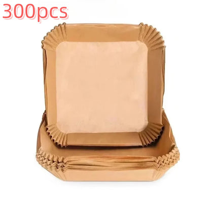 Air Fryer Silicone Oil Pad – Grease Absorbent Silicone Mat for Baking & Cooking (50–300 pcs)