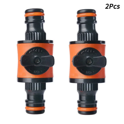 New 1PC/2PCS Garden Hose Shut Off Valve Tap Adapter Quick Joint Garden Sprays Sprinklers for Watering the Garden