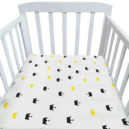 Fitted Bassinet Mattress Cover – Soft Crib Sheet for Newborns (90×50×5cm or 140×70×5cm)