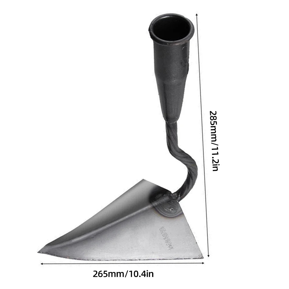 Small Tip Triangle Hoe – Manual Plow for Farming, Soil Loosening & Garden Weeding