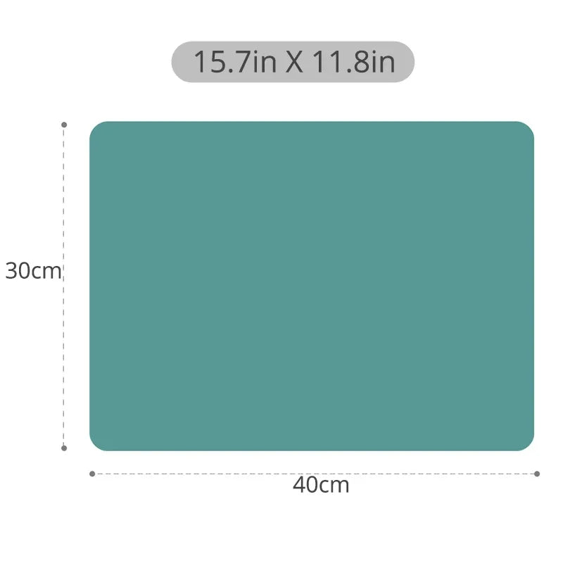 Silicone Waterproof Table Placemat – Heat-Resistant Anti-Slip Dining Mat