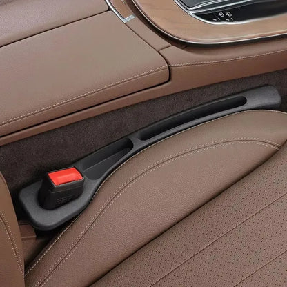 Car seat gap sealant, leak-proof filling strip, seat edge seam protector, and driver's seat storage strip to prevent loss.