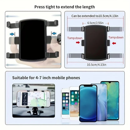 Support universel de téléphone portable pour voiture, support de téléphone pour tableau de bord, support à Clip facile, support