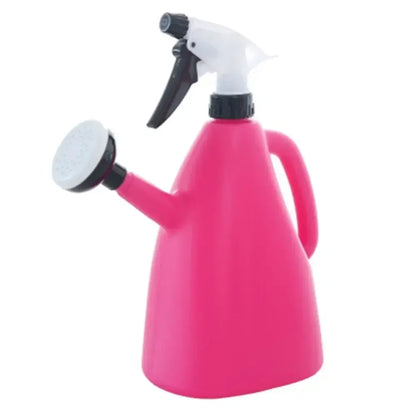 Adjustable Spray Watering Pot – 1L Plastic Flower Sprayer with Dual Nozzles