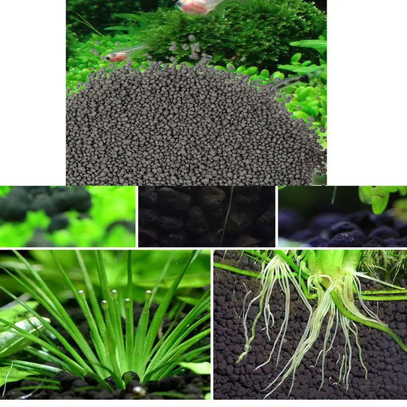 Black Aquarium Substrate Gravel – 100g Solid Black Sand for Fish Tanks, Succulent Planters & Vase Fillers