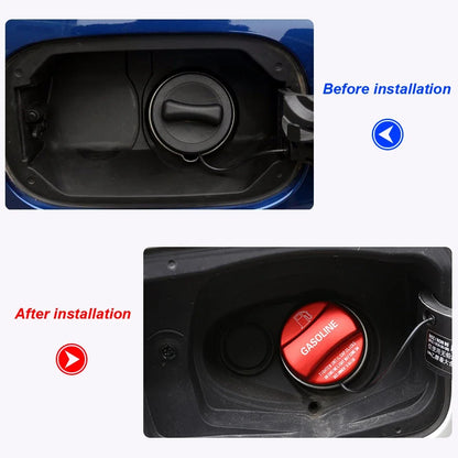Red Blue Car Gasoline Petro Diesel Fuel Tank Decoration Oil Filler Cover Cap Trim Universal for BMW 1 2 3 4 5 7 Series Car Acces