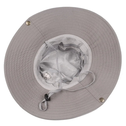 Men's Summer Bucket Hat – UV Protection Wide Brim Outdoor Safari Fishing Hiking Cap