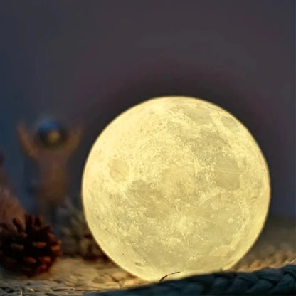 DIY Hand-Painted Moon Light Kit for Kids - Parent-Child Educational Craft Educational Planet Night Light Kindergarten Activity