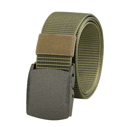 Casual Nylon Tactical Belt – Anti-Static, Durable, Quick-Release Buckle for Men & Women