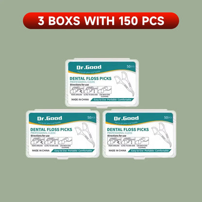 Dental Floss Sticks – 50/150/300/600/1000pcs Oral Care Tools for Healthy Teeth & Gums