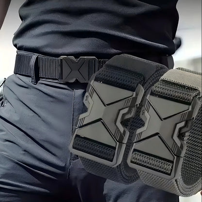 Men’s Tactical Sports Belt – Adjustable Quick Release Belt for Outdoor Training, Hiking & Mountaineering
