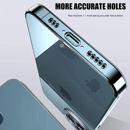 Transparent Soft TPU Silicone Case for iPhone 11 12 13 Mini 14 15 Pro Xs Max XR 8 7 6 Plus SE 2020 2022 – Clear Back Cover