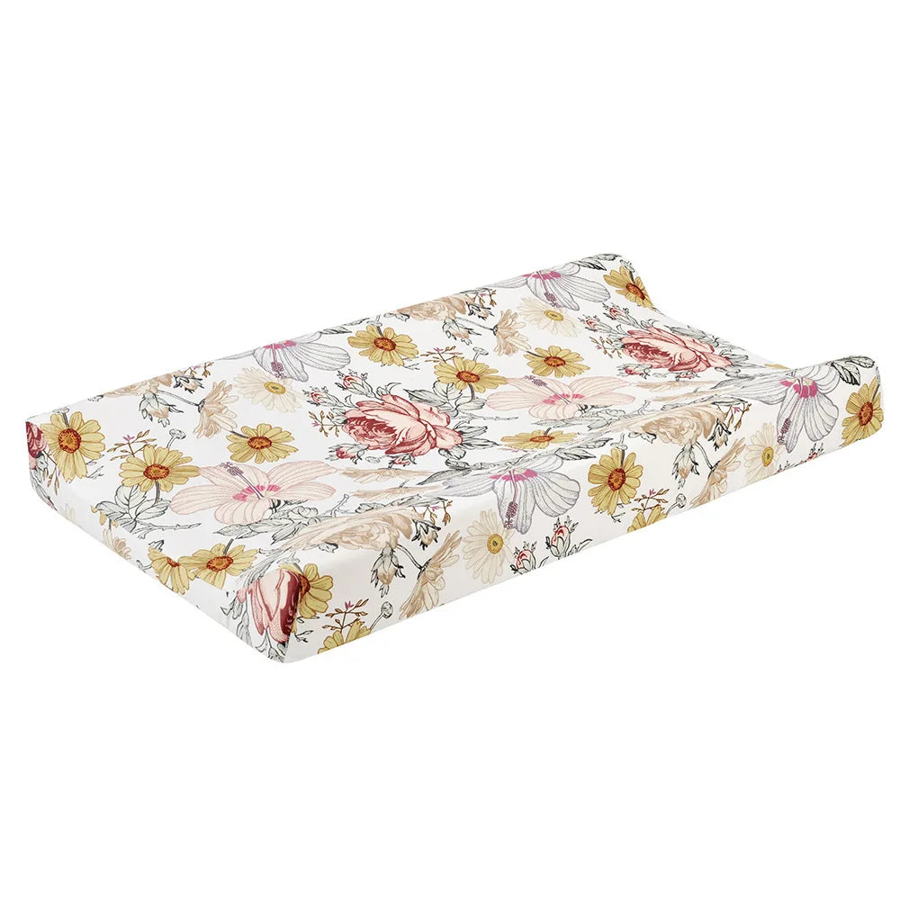 Detachable Muslin Cotton Crib Sheet – Soft Fitted Baby Mattress Cover with Elastic Edges