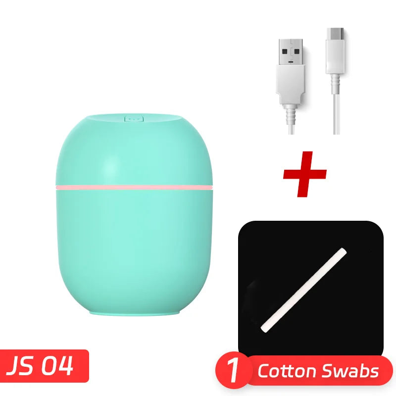 Portable USB Water-Drop Humidifier – Mini Desktop Home Mist Atomizer