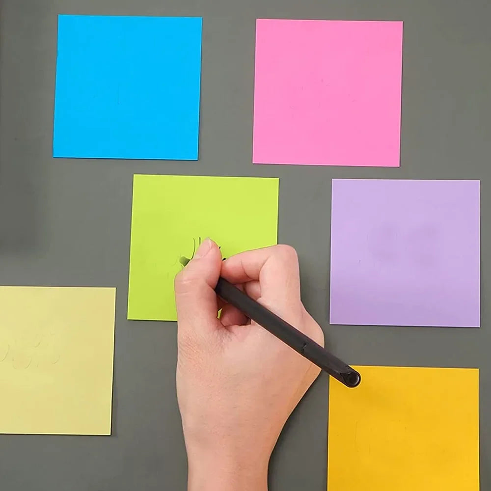 LOLEDE Sticky Notes – 300-Page Colorful Notepad Index Set for Office & School