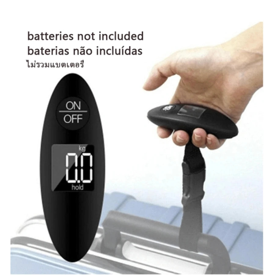 Portable Digital Luggage Scale – 40kg/100g Travel Hanging Scale with LCD Display & Strap