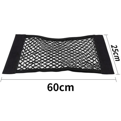 Car Trunk Storage Bag Nylon Mesh Nets Auto Back Rear Trunk Organizer Elastic String Luggage Net Holder Pocket Vehicle supplies