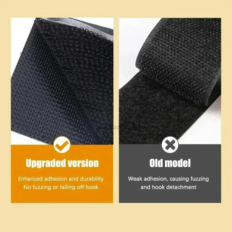 Adhesive Hook and Loop Fastener Pads – Strong Double-Sided Grip for DIY, Fabric & Car Use