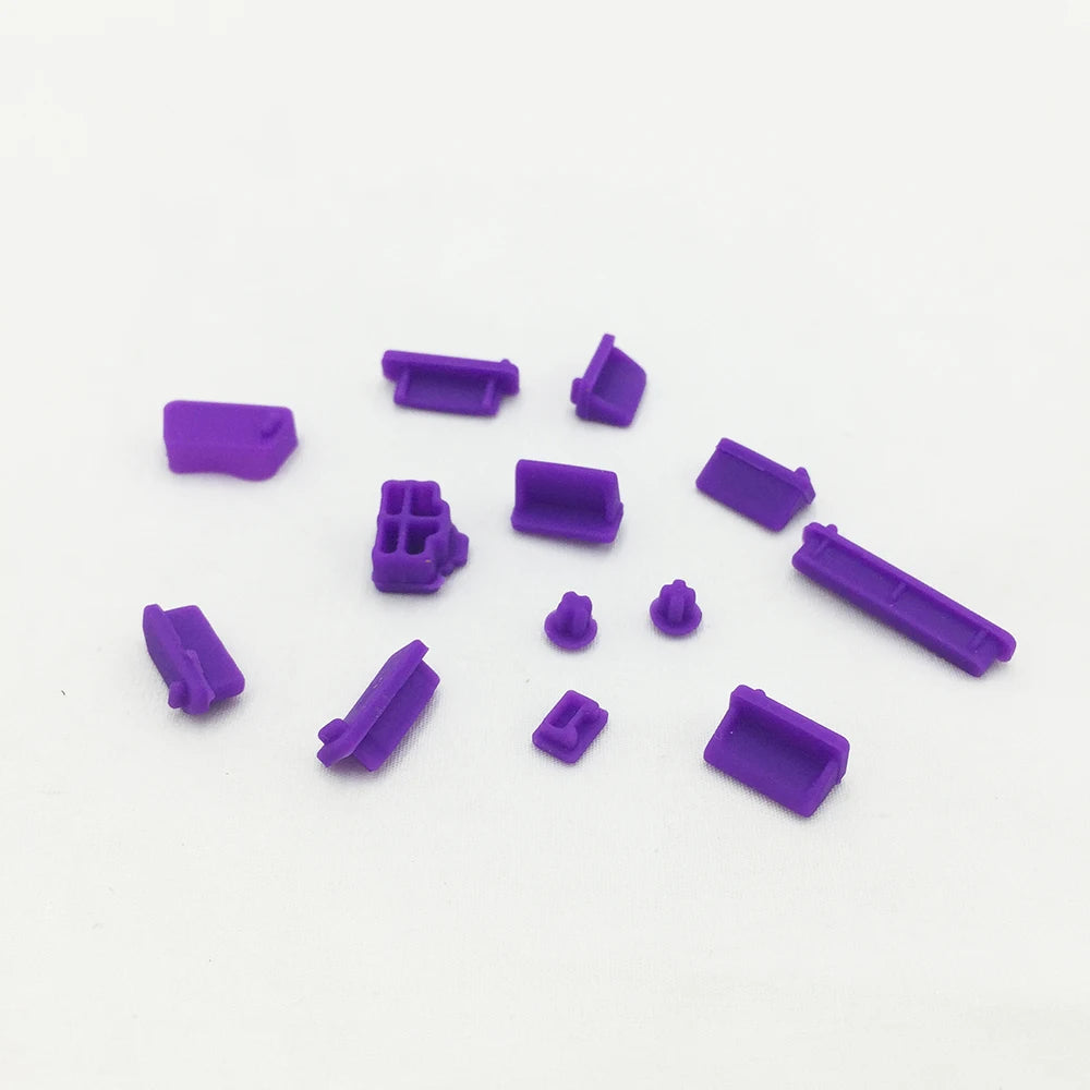 16Pcs/set Universal Anti Dustproof Notebook Port Plug Silicone Protector USB Elastic Laptop Computer Cover Stopper