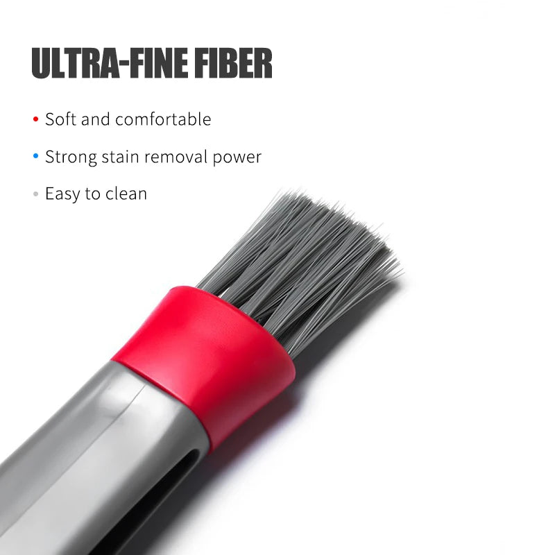 Car Air Vent Double Head Brushes – Multifunctional Auto Air Conditioner Cleaning Tool for Dusting and Interior Detailing
