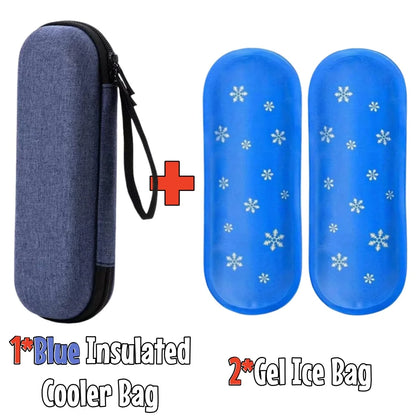 1/6pcs Insulin Gel Ice Bag Reusable Cooling Bag Refrigerated Ice Strip Cold Insulation Ice Pack for Pain Relief Medicine Storage