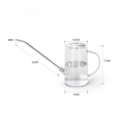 1L Long Spout Watering Can with Gardening Shovel Set Garden Irrigation Spraying Pot for Indoor Outdoor Plants Flower OfficL