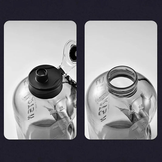 1.7L/2.7L Large Capacity Sports Water Bottle – Portable Gym & Outdoor Fitness Hydration Jug
