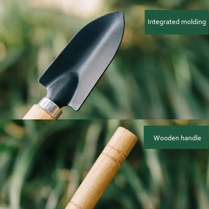 3Pcs Mini Garden Tool Set – Compact Shovels & Rake for Indoor Plants, Cactus & Flower Pots