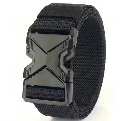 Men’s Tactical Sports Belt – Adjustable Quick Release Belt for Outdoor Training, Hiking & Mountaineering