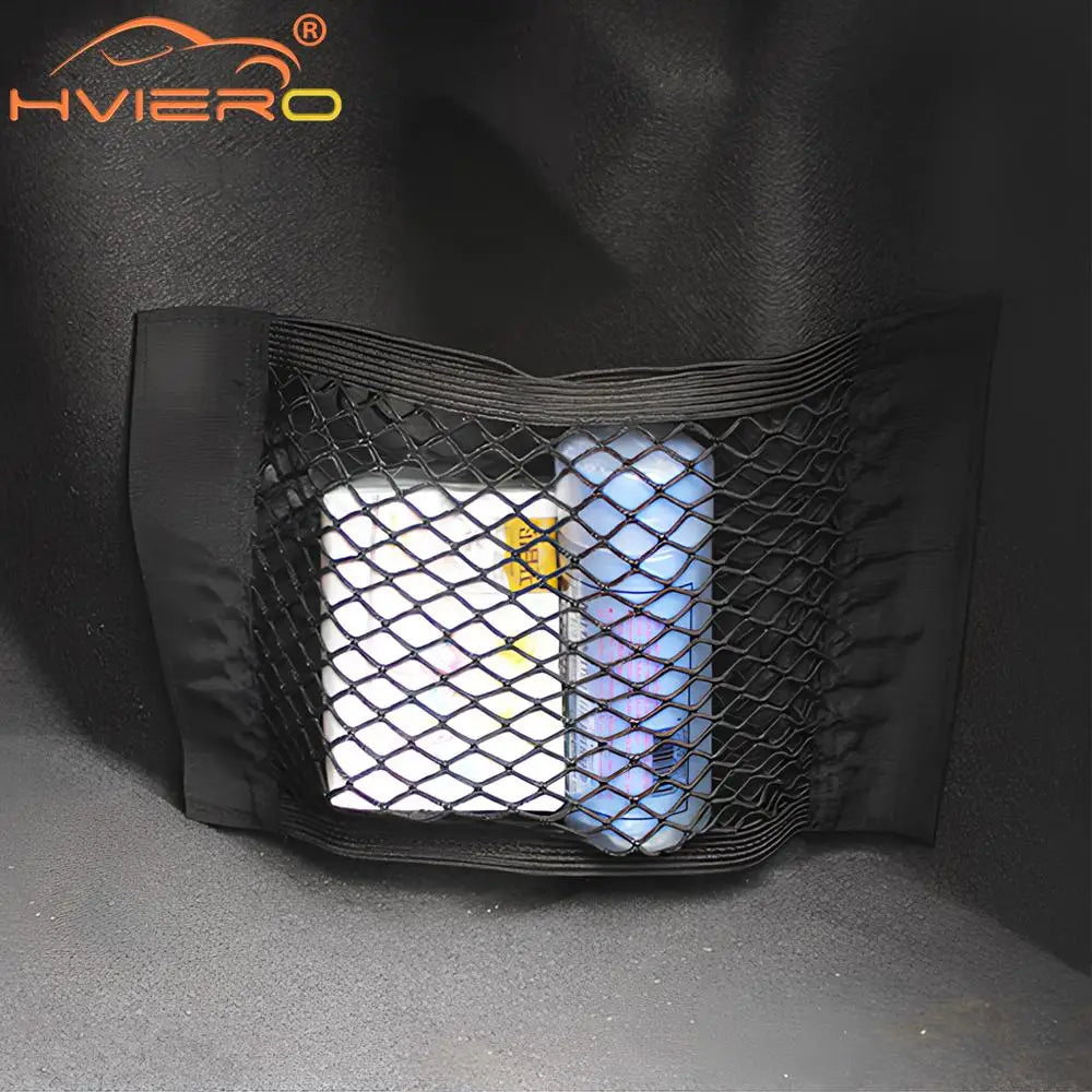 Car Trunk Mesh Organizer – Universal Elastic Net Storage Pocket for Vehicles