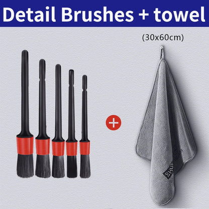 Car Wash High End Microfiber Towel Car Cleaning Drying Cloth Hemming Car Care Cloth Detailing Wash Towel