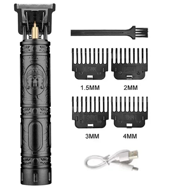 Vintage T9 Hair Clipper Beard Shaving Body Hair Trimmer Clippers Electric Men Haircut Machine 0mm Barber Shaver
