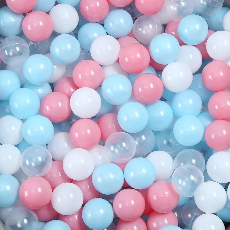 50pcs Colorful Love Star Ocean Balls – Eco-Friendly Plastic Balls for Baby Play Pits & Pools