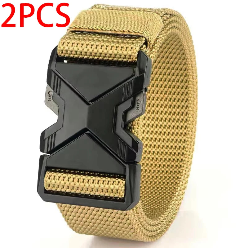 Men’s Tactical Sports Belt – Adjustable Quick Release Belt for Outdoor Training, Hiking & Mountaineering