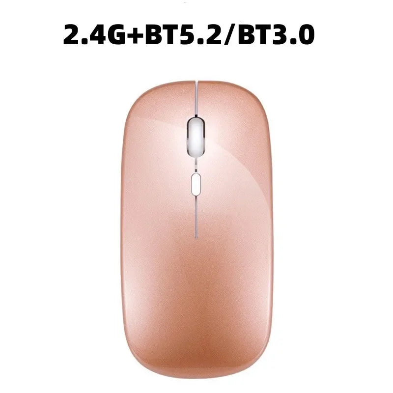 New Bluetooth Wireless Mouse USB Optical Rechargeable Mouse for Computer Laptop PC Macbook Gaming Mouse Gamer 2.4GHz 1600DPI