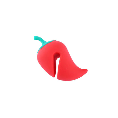 Silicone Carrot & Chicken Leg Pot Lid Lifters – Anti-Overflow Clips for Boil Prevention